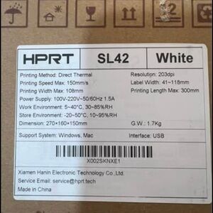 HPRT PRINTER DIRECT THERMAL